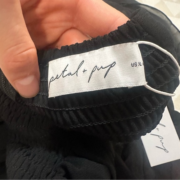 Petal and pup DOTTIE HALTERNECK MAXI DRESS - BLACK - Picture 4 of 5